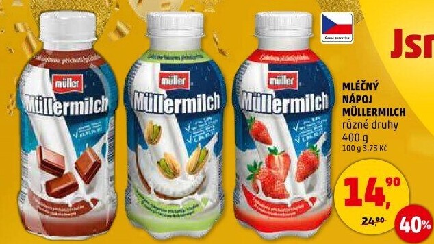 Nápoj mléčný Müllermilch Müller