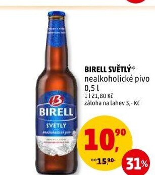 Nealkoholické pivo Birell
