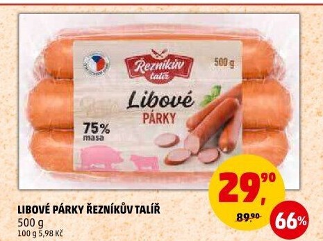 Párky libové Řezníkův talíř