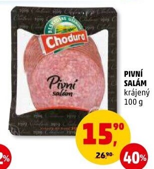 Salám pivní Beskydské uzeniny Chodura