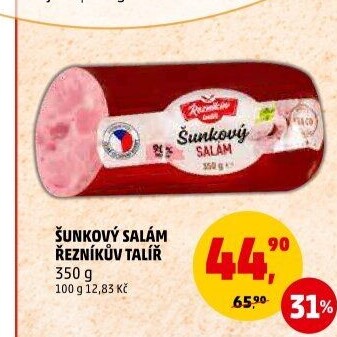 Salám šunkový Řezníkův talíř