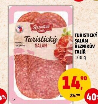 Salám turistický Řezníkův talíř