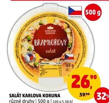 Saláty Karlova Koruna