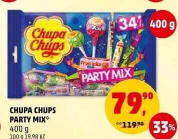 Sladkosti Party mix Chupa Chups