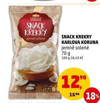 Snack Krekry Karlova Koruna