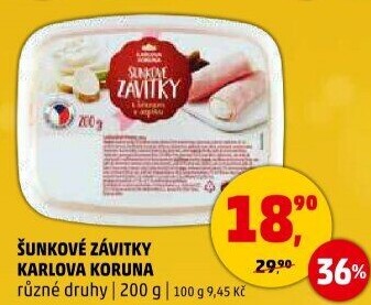 Šunkový závitek v aspiku Karlova Koruna