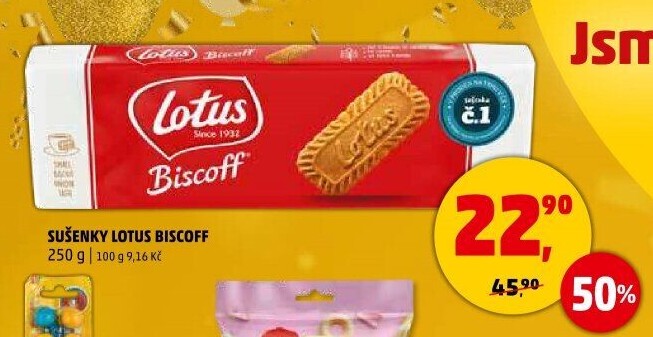 Sušenky Biscoff Lotus