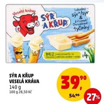Sýr a křup Veselá kráva