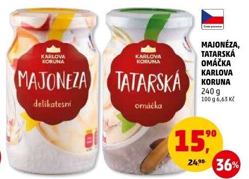 Tatarská omáčka Karlova Koruna