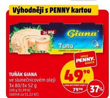 Tuňák v oleji Giana