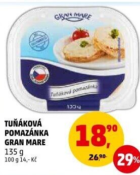 Tuňáková pomazánka Gran Mare