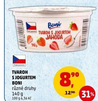 Tvaroh s jogurtem Boni