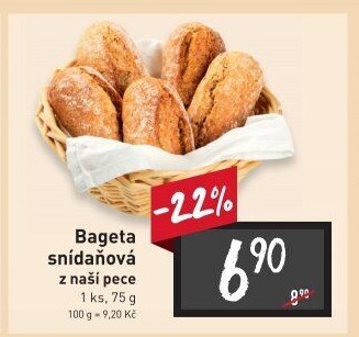 Bageta snídaňová