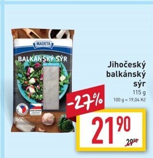 Balkánský sýr Madeta