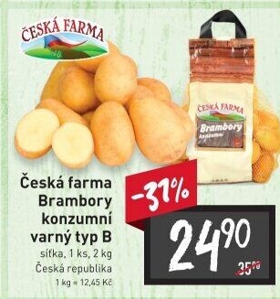 Brambory konzumní Česká farma