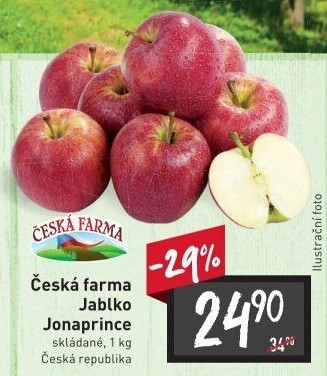 Jablka Jonaprince Česká Farma