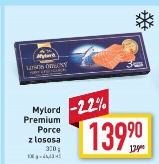 Losos filé mražený Premium Mylord