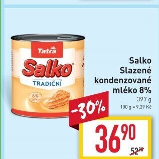 Mléko kondenzované Salko Tatra