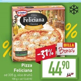 Pizza mražená FelicianaDr. Oetker