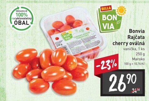 Rajčata cherry Billa Bonvia