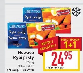 Rybí prsty předsmažené mražené Nowaco