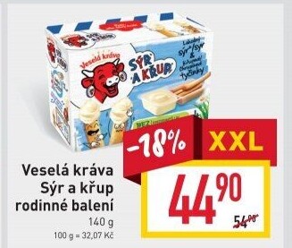 Sýr a křup Veselá kráva
