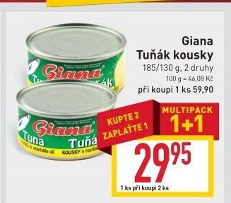 Tuňák kousky Giana