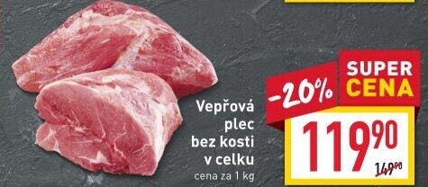 Vepřová plec bez kosti
