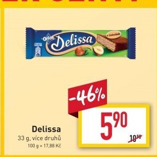 Oplatky celomáčené Delissa Orion