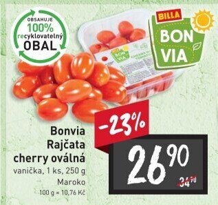 Rajčata cherry Billa Bonvia