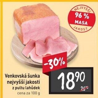 Šunka venkovská nejvyšší jakosti