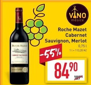 Víno Cabernet Sauvignon Roche Mazet