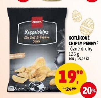 Chipsy kotlíkové Penny