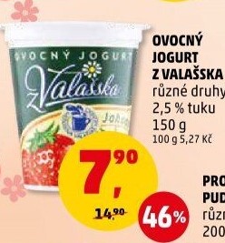 Jogurt ovocný z Valašska Mlékárna Valašské Meziříčí