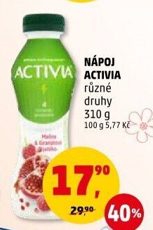 Jogurtový nápoj Activia Danone