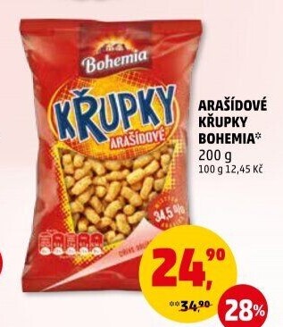 Křupky arašídové Bohemia