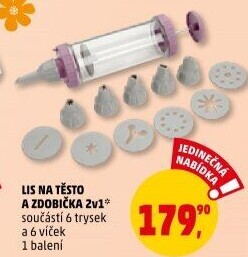 Lis na těsto/zdobička