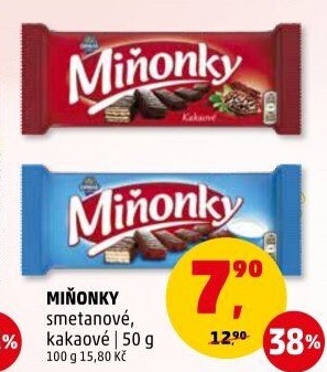Oplatky Miňonky Opavia
