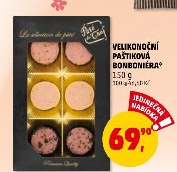 Paštika bonboniéra velikonoční Pâté du Chef