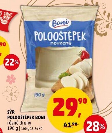 Sýr Polooštěpek Boni