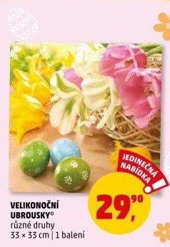 Ubrousky papírové velikonoční