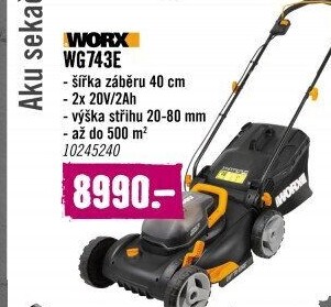 Aku sekačka Worx WG743E