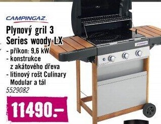 Gril plynový Campingaz 3 Series Woody LX