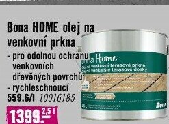 Olej na venkovní prkna Bona Home