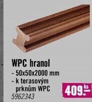Podkladní hranol pro terasová prkna WPC Woodplastic