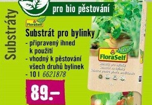 Substrát pro bylinky Floraself Nature