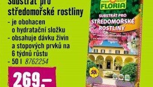 Substrát pro středomořské rostliny Floria