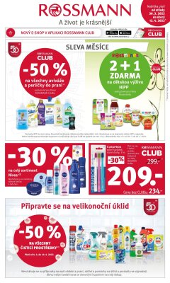 akční leták ROSSMANN drogerie 30.3.2022-12.4.2022