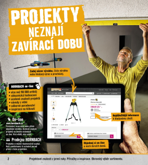 akční leták Hornbach 25.3.2022-25.4.2022