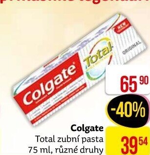Pasta na zuby Total Colgate